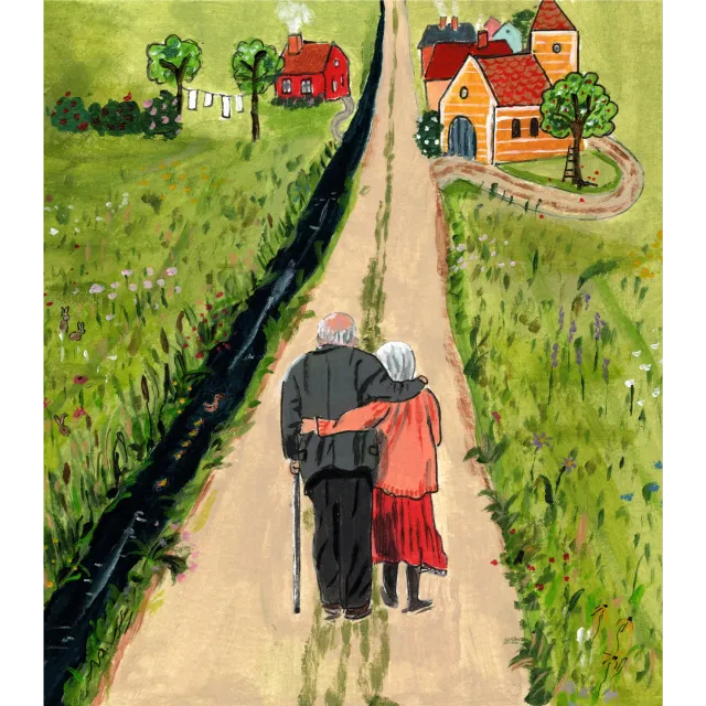 Hidden Piece Grow Old Together puzzle 531 piese nunta