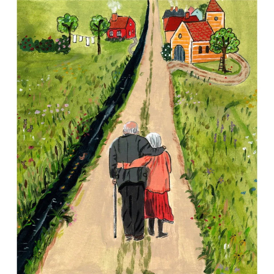 Hidden Piece Grow Old Together puzzle 531 piese nunta