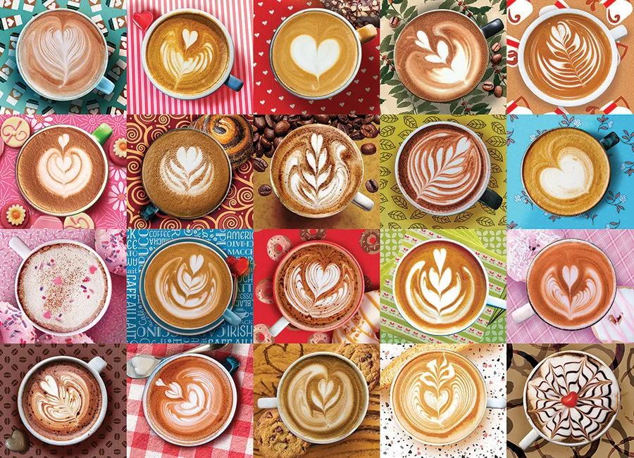 Cobble Hill Love You A Latte puzzle 500 piese