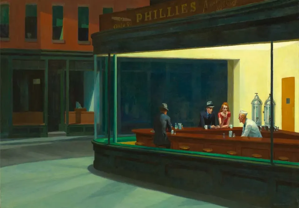 Mosaic Puzzles Nighthawks puzzle lemn 1000 piese arta clasica