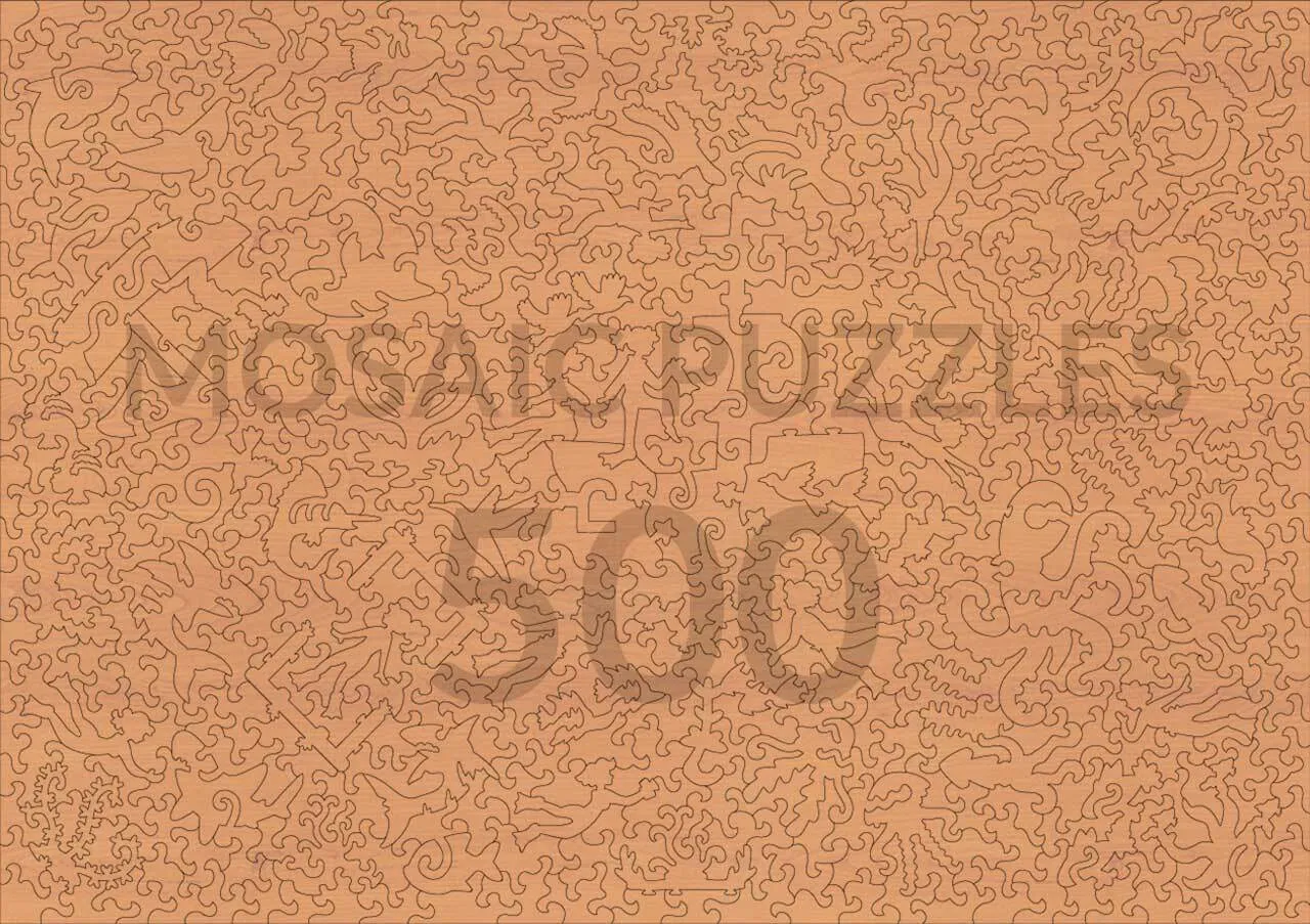 Mosaic Puzzles Ascidiae Seescheiden puzzle lemn 500 piese biologie