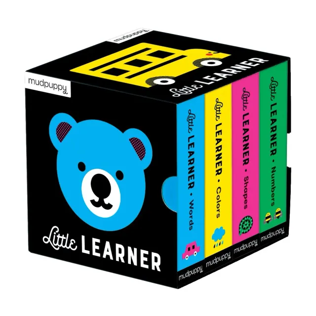 Mudpuppy Little Learner set 4 carti carton bebe
