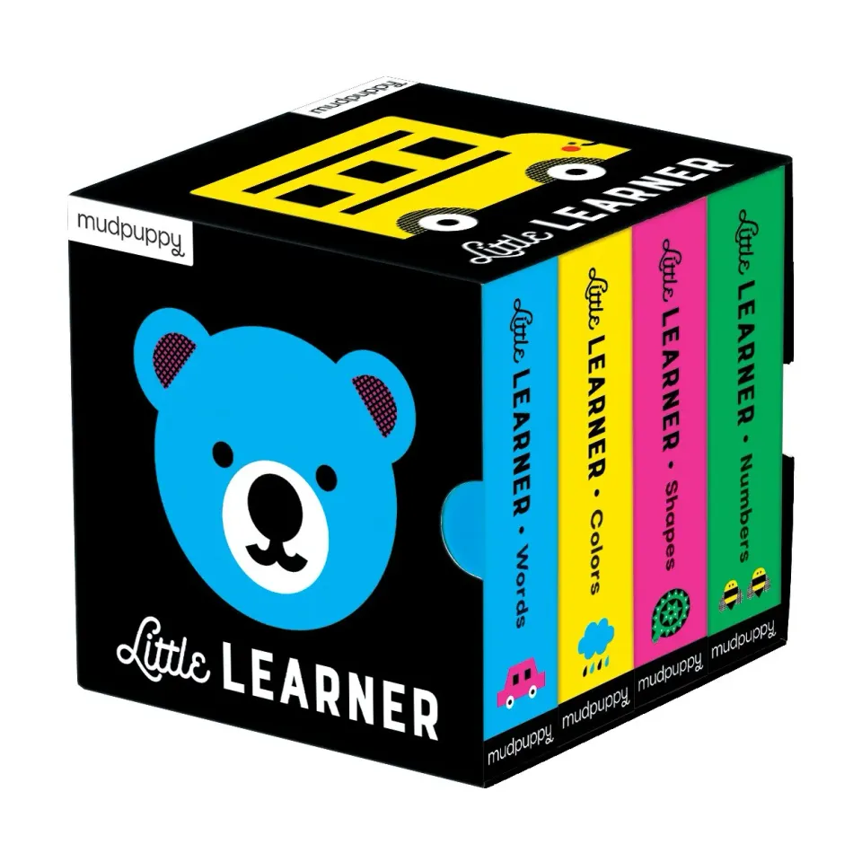 Mudpuppy Little Learner set 4 carti carton bebe