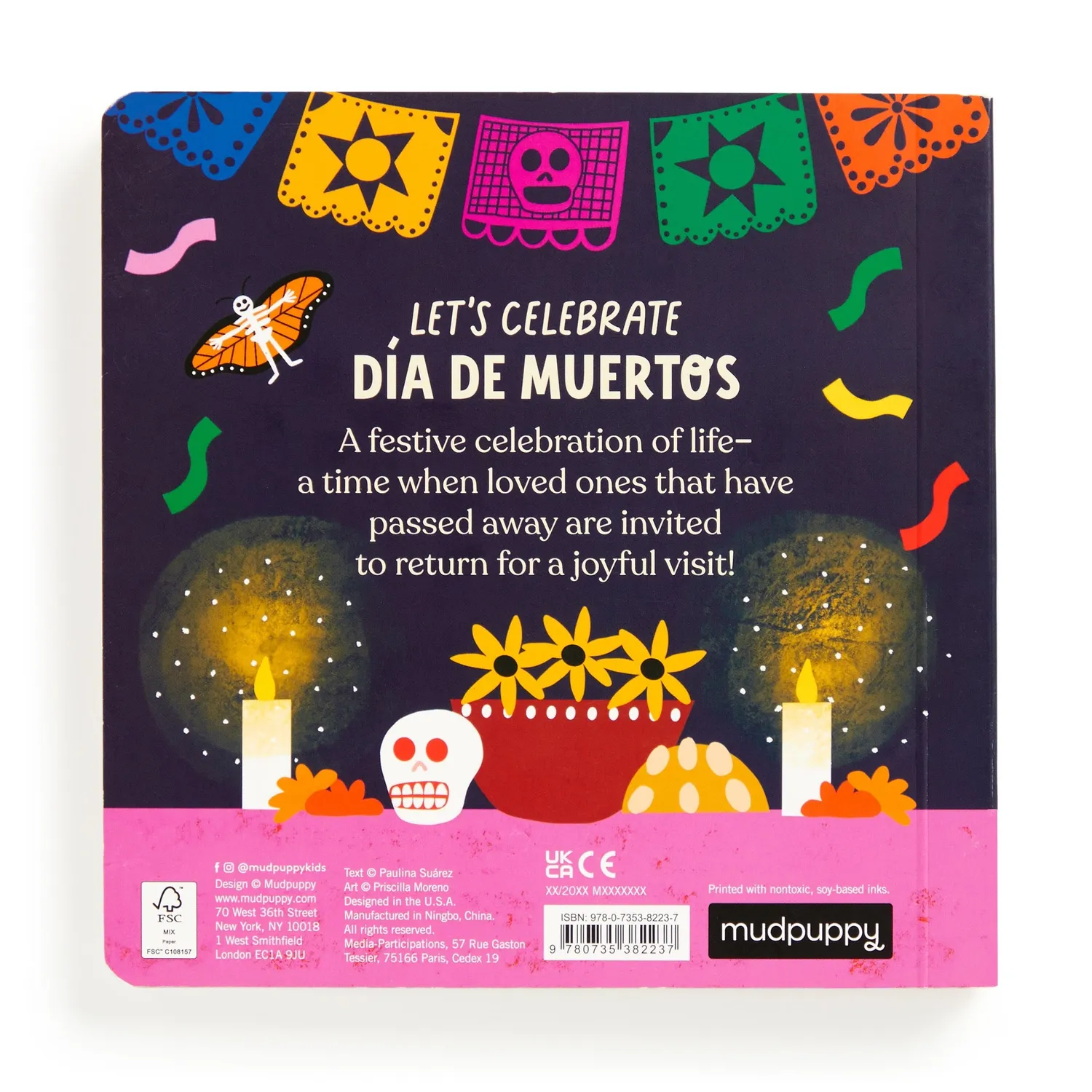 Mudpuppy Let’s Celebrate Día de Muertos carte cartonată