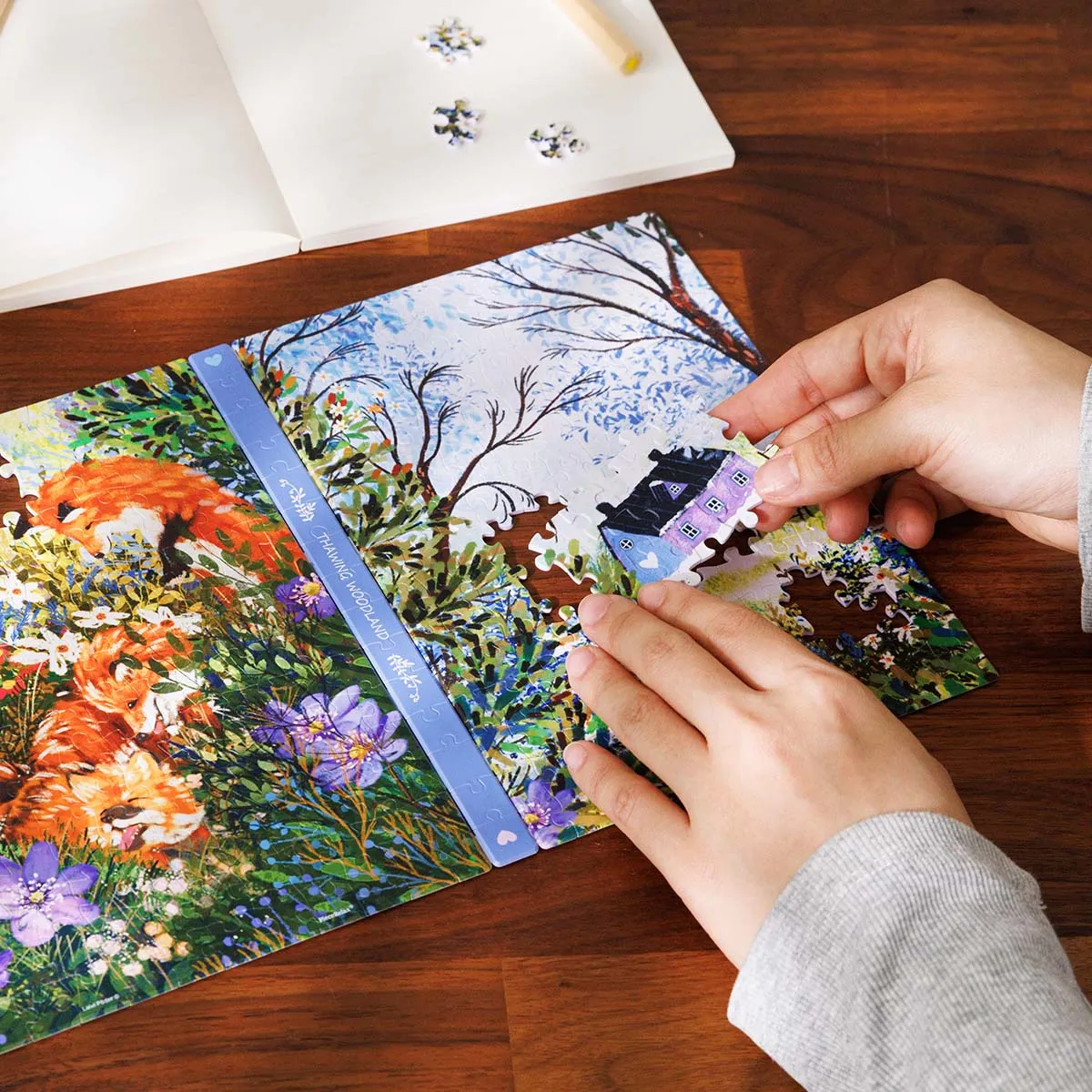 PieceRelax Puzzle Journal Thawing Woodland YA1078 puzzle pădure