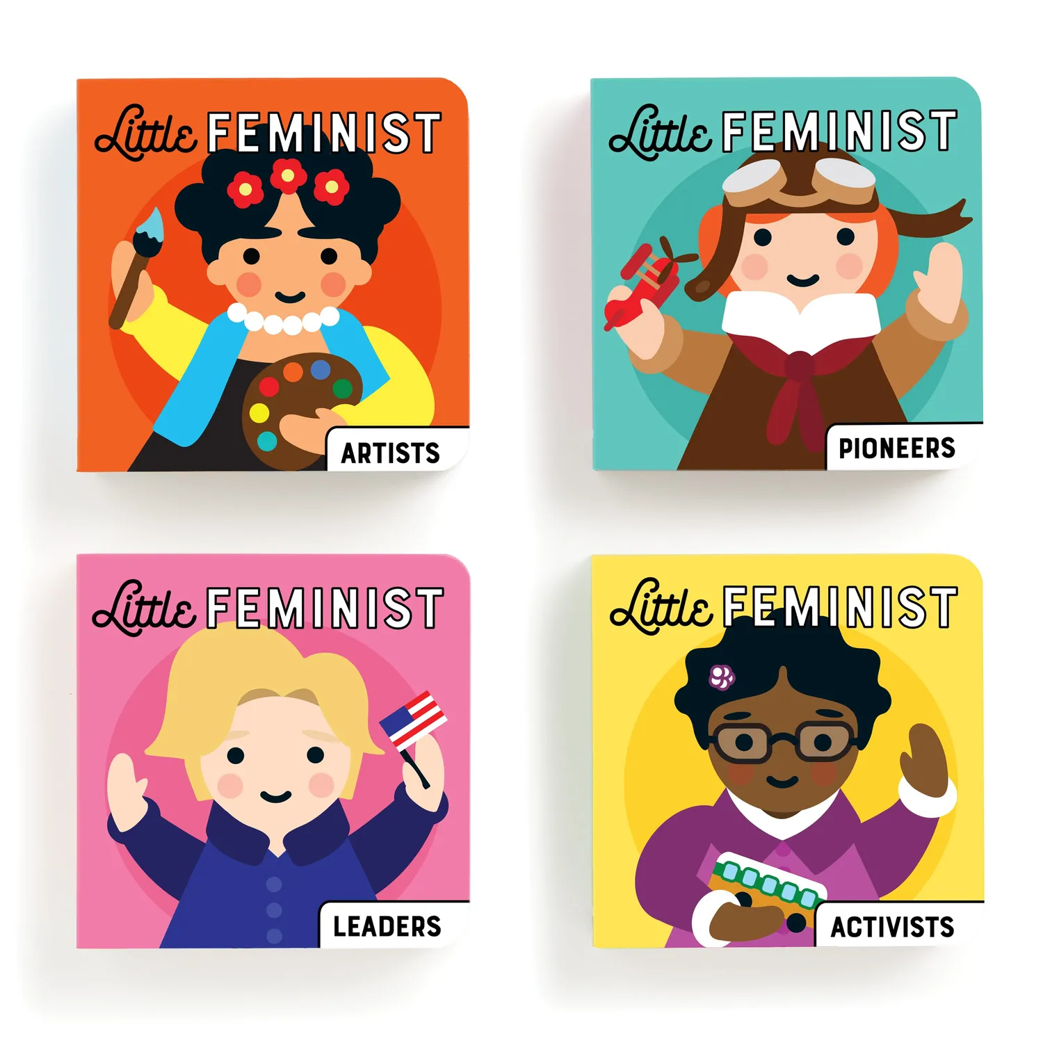 Mudpuppy Little Feminist set 4 cărți cartonate