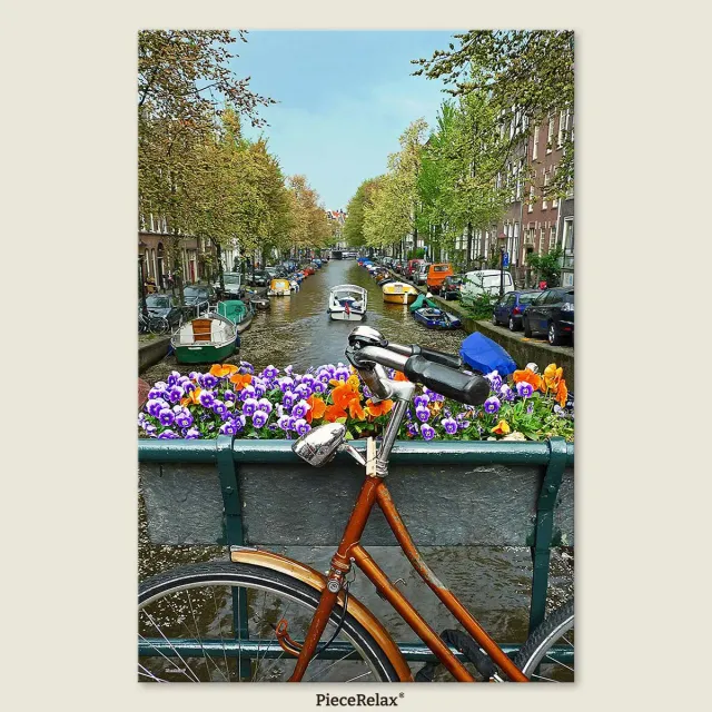 PieceRelax Amsterdam U1137 puzzle 500 piese biciclete
