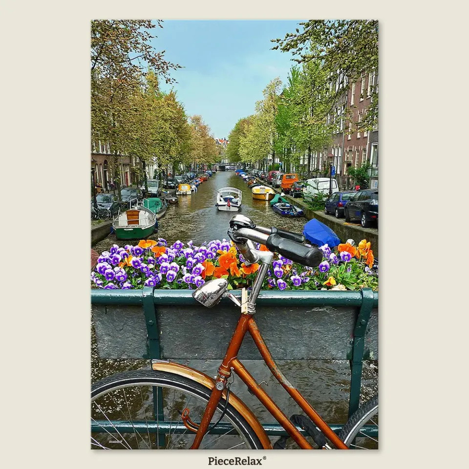 PieceRelax Amsterdam U1137 puzzle 500 piese biciclete
