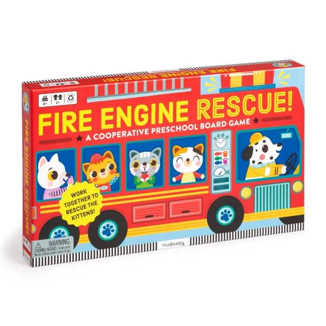 Mudpuppy Fire Engine Rescue joc cooperativ pompieri