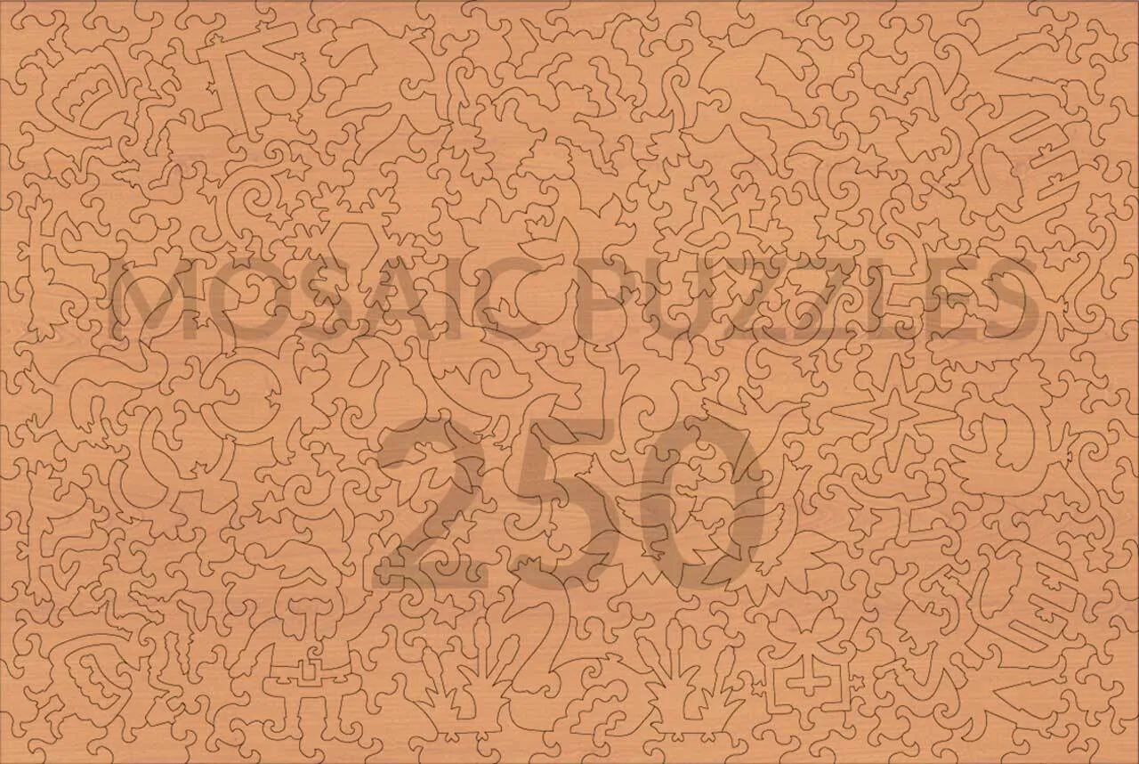 Mosaic Puzzles Twelve Days of Christmas puzzle lemn 500 piese