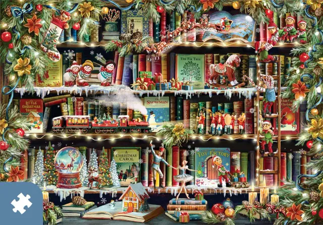 Mosaic Traditions Enchanted Christmas puzzle carton 1000 piese