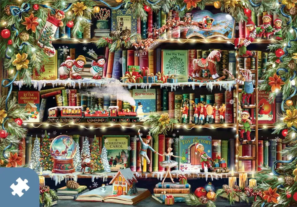 Mosaic Traditions Enchanted Christmas puzzle carton 1000 piese