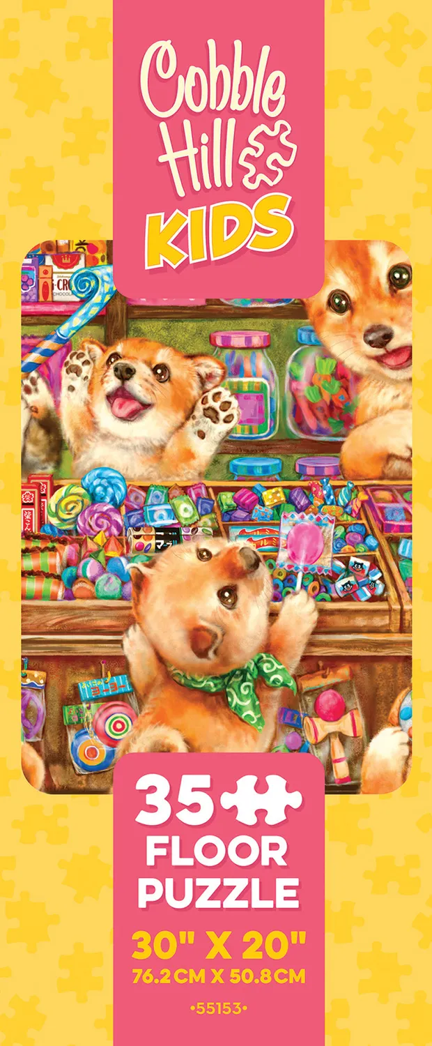 Cobble Hill Shiba's Candy Store puzzle podea 35 piese