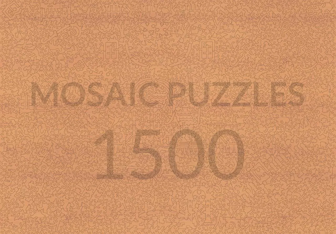 Mosaic Puzzles Farewell to Anger puzzle lemn 50 piese colorat