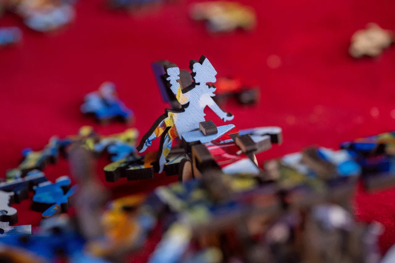 Mosaic Puzzles Air Show puzzle 3D lemn 500 piese avion