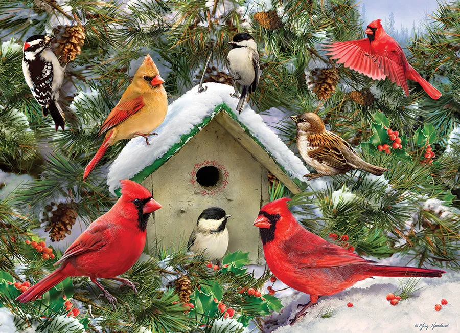 Cobble Hill Festive Feast puzzle 1000 piese pasari