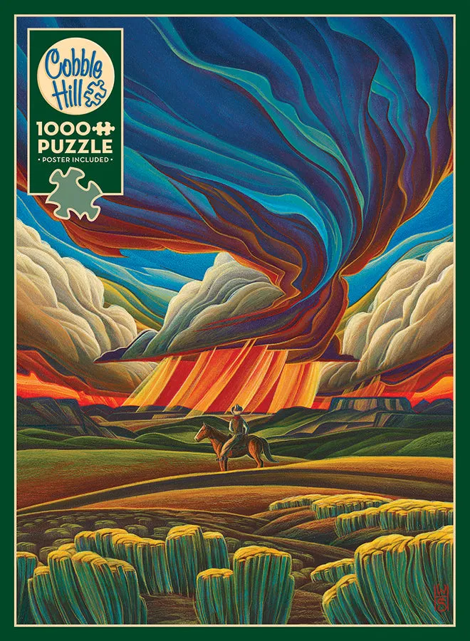 Cobble Hill Amazement puzzle 1000 piese cowboy