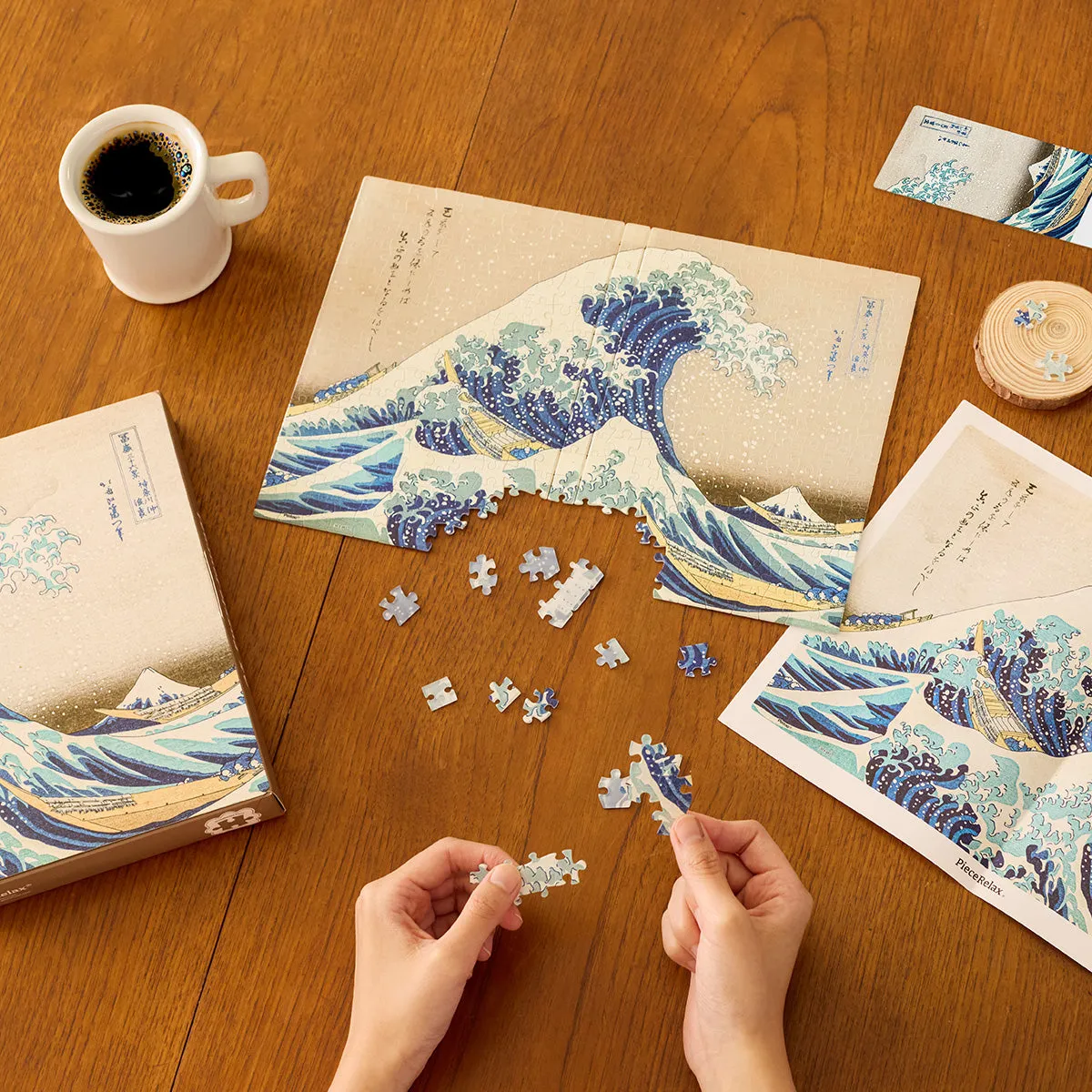 PieceRelax The Great Wave YA1066 jurnal puzzle A5 val