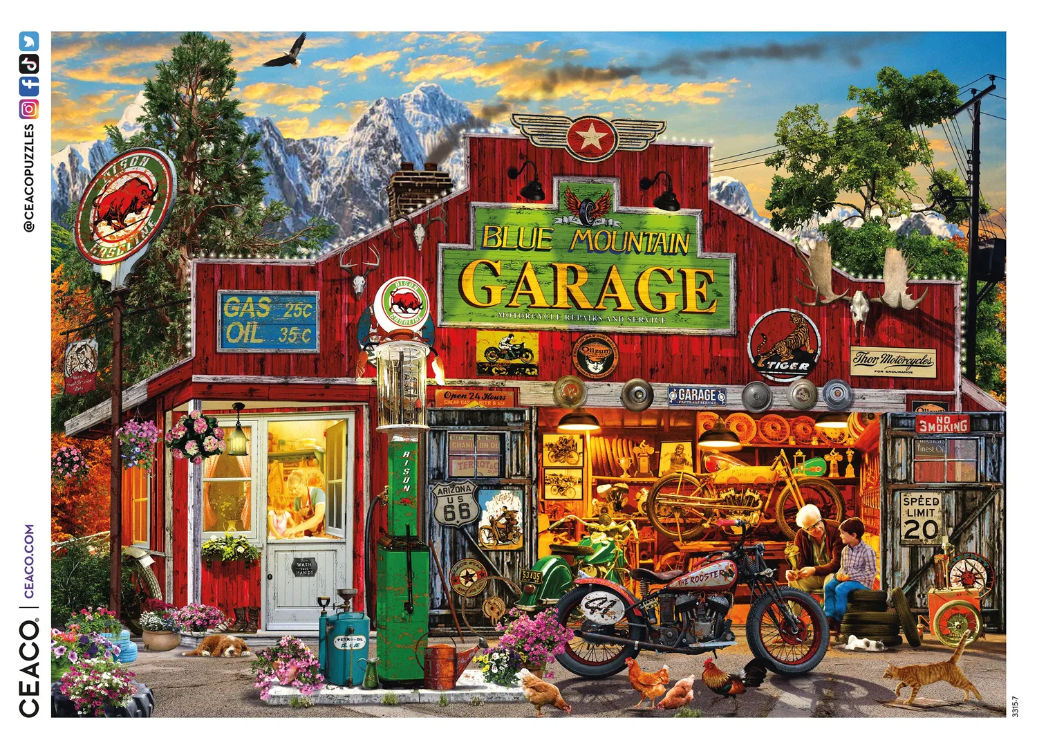 Ceaco Grandpa's Garage puzzle 1000 piese adulti