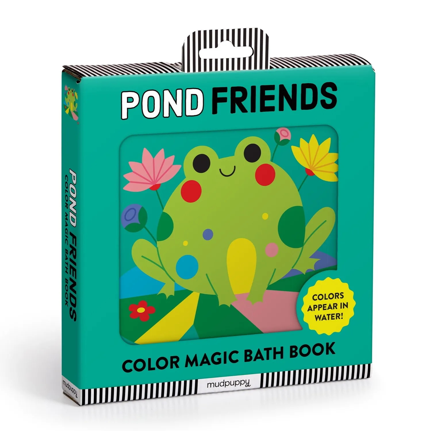 Mudpuppy Pond Friends Color Magic carte de baie 1+ an