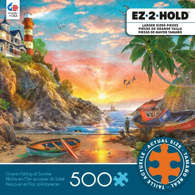 Ceaco EZ 2 Hold Ocean Fishing puzzle 500 piese mari