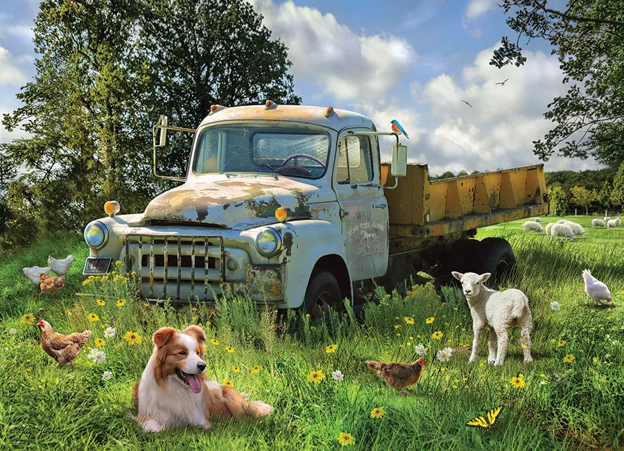 Cobble Hill Sheep Field puzzle 1000 piese oi