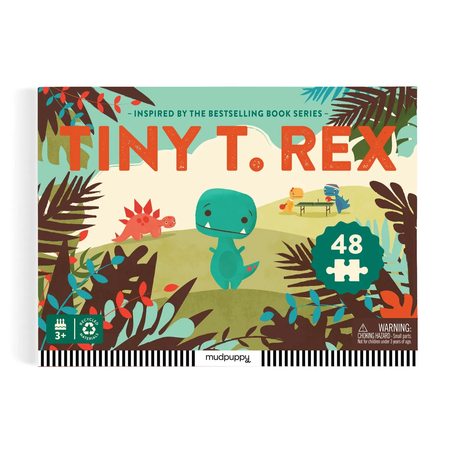 Mudpuppy Tiny T. Rex puzzle 48 piese dinozaur