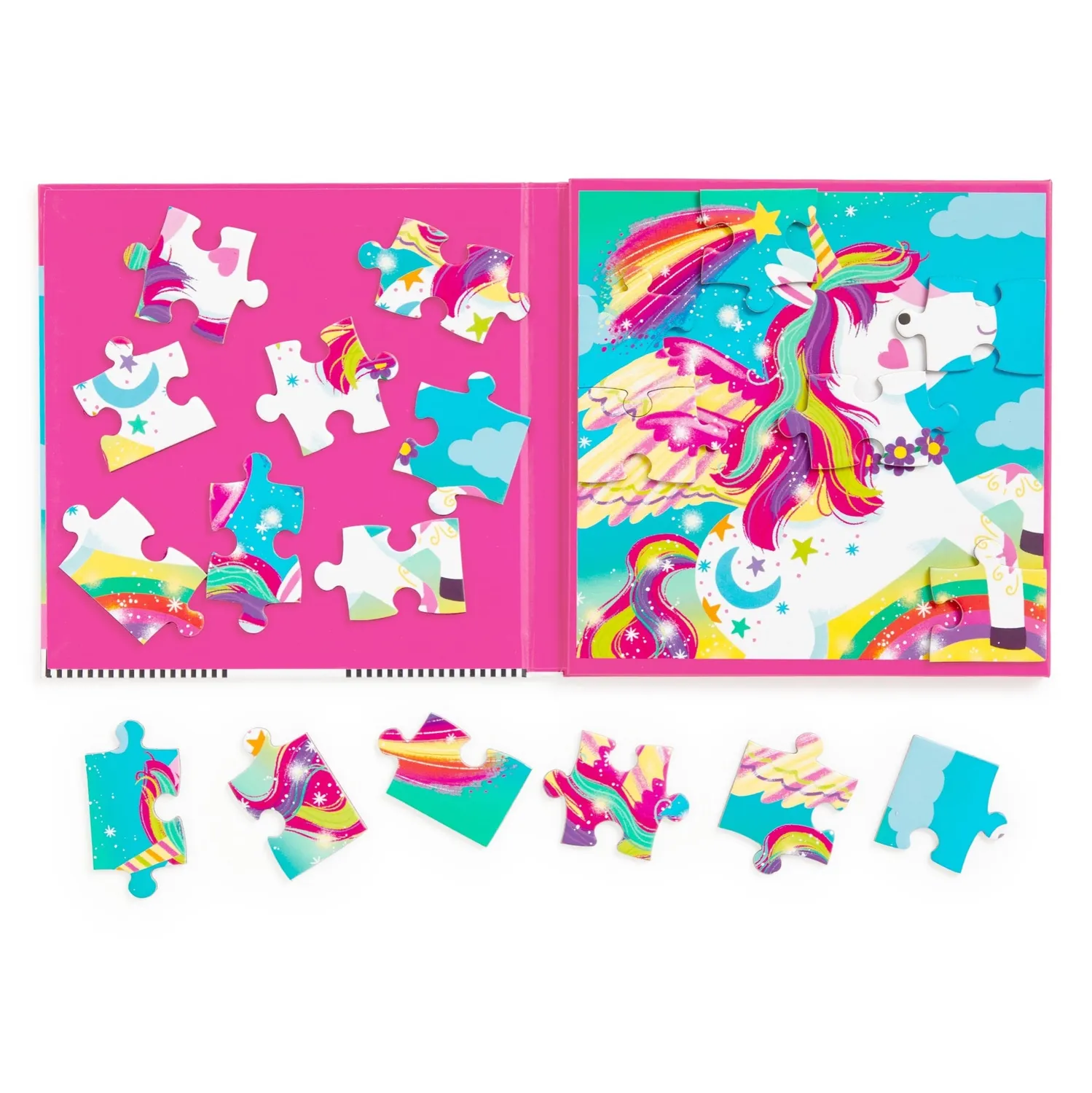 Mudpuppy Unicorn Dreams puzzle magnetic 2x20 piese