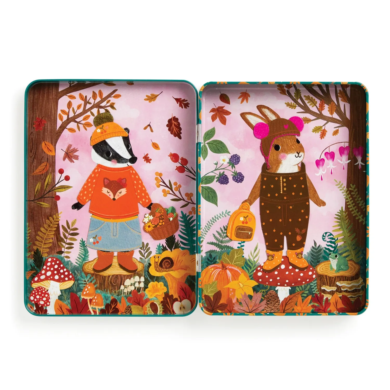 Mudpuppy Folklore Forest joc magnetic 45 magneți