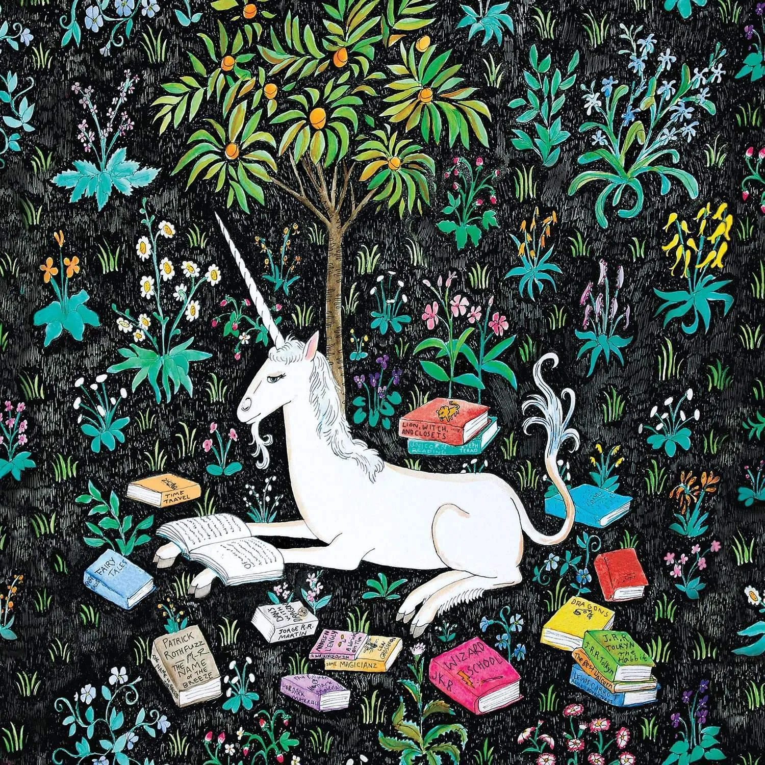 Mudpuppy Unicorn Reading puzzle 500 piese 51x51 cm