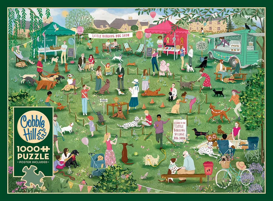 Cobble Hill Little Barking Dog Show puzzle 1000 piese concurs