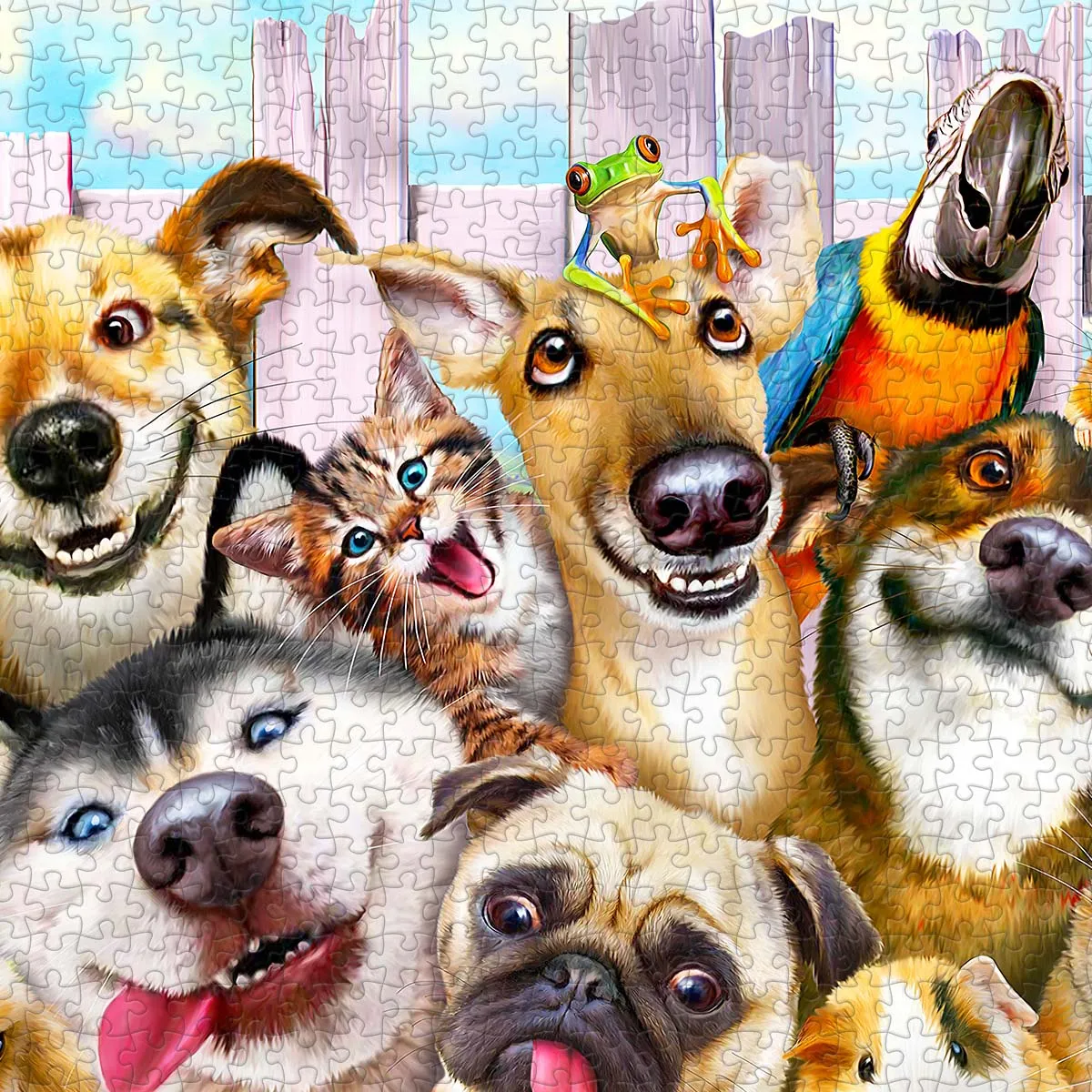 PieceRelax Pet Selfie U1088 puzzle 1000 piese animale