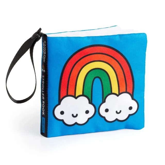 Mudpuppy Rainbow World carte textila carucior fosnitoare 13cm