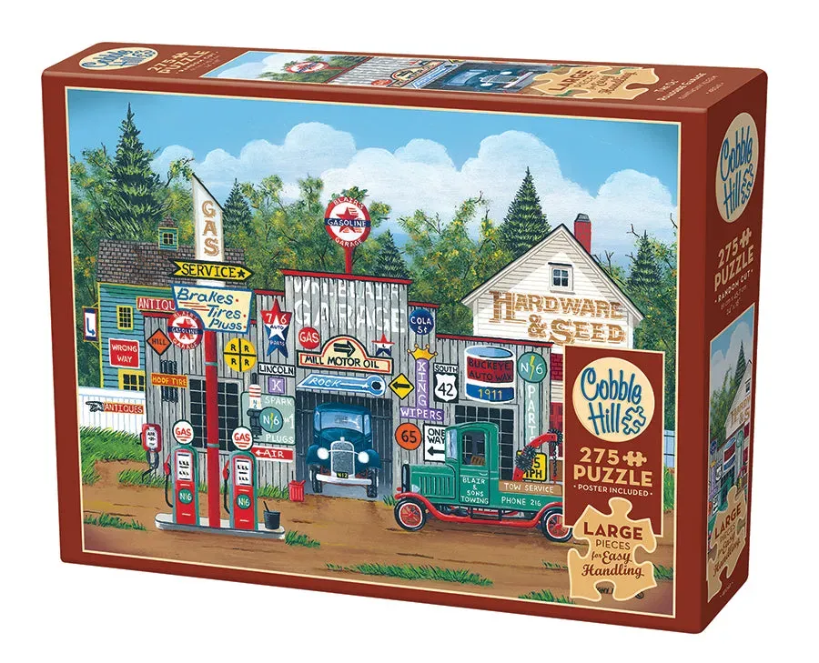 Cobble Hill Easy Handling Ol' Roadside Garage puzzle 275 piese