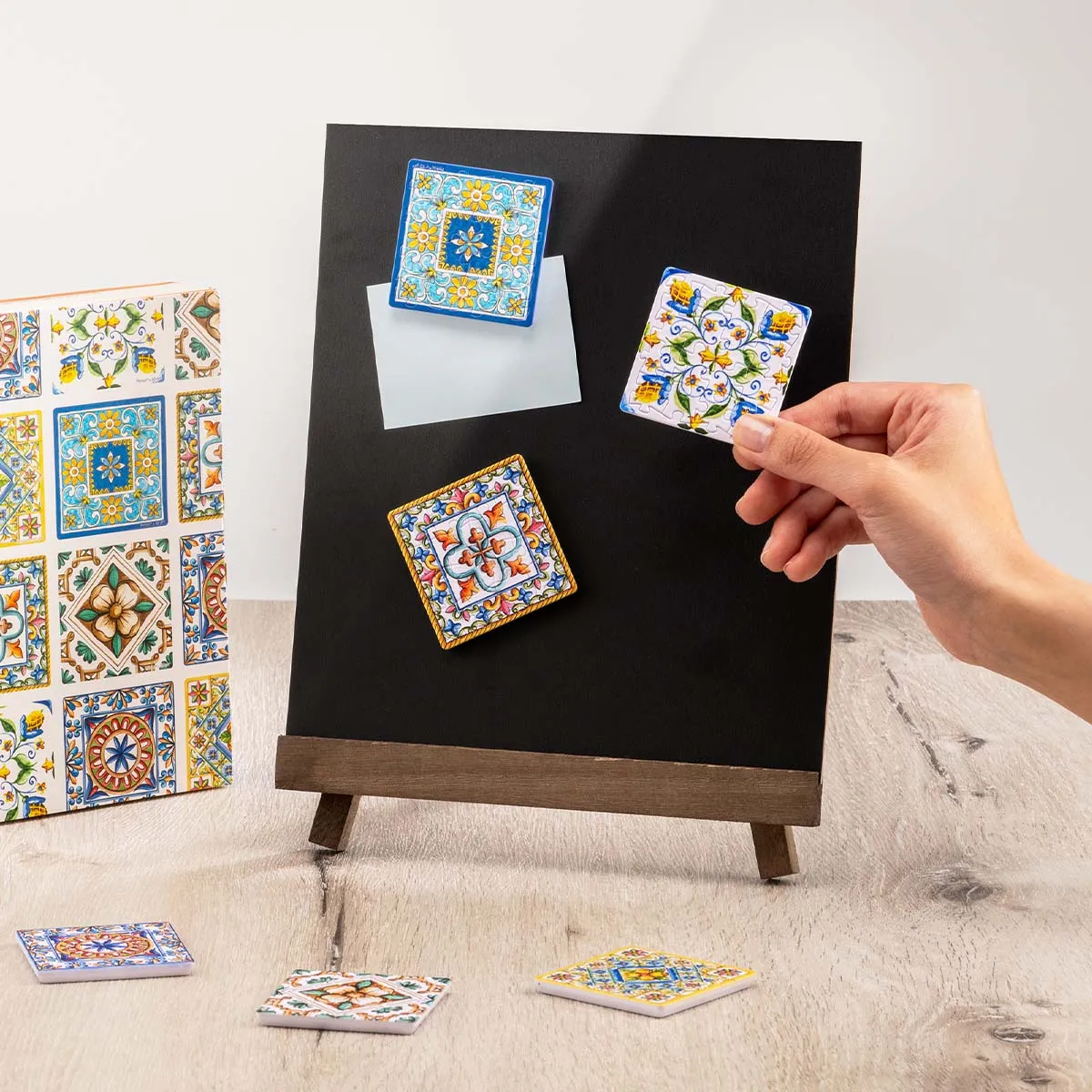 PieceRelax Vintage Flora Tile D1602 puzzle magnetic vintage 6 buc