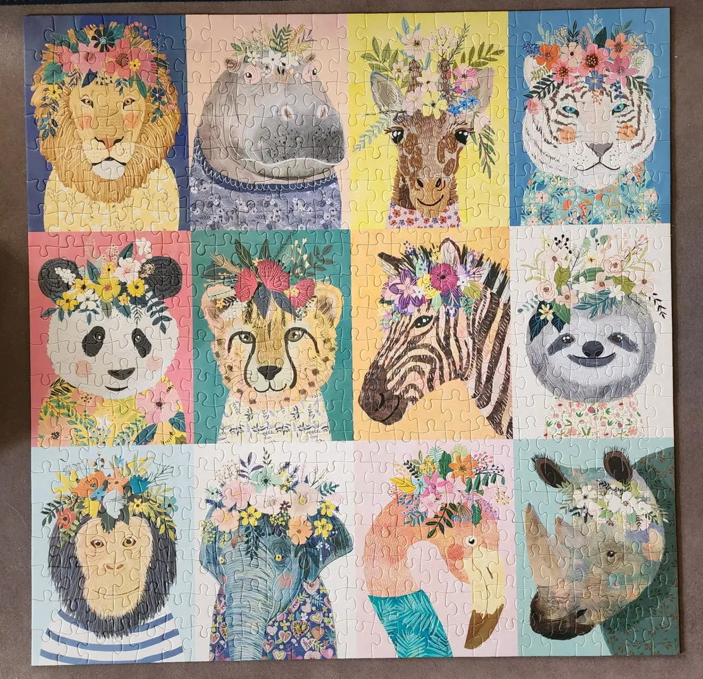 Mudpuppy Wild Spirit puzzle 500 piese 51x51 cm flori