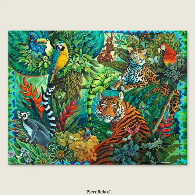 PieceRelax PieceClicks Deep In The Dark U1069 puzzle 1008 piese junglă