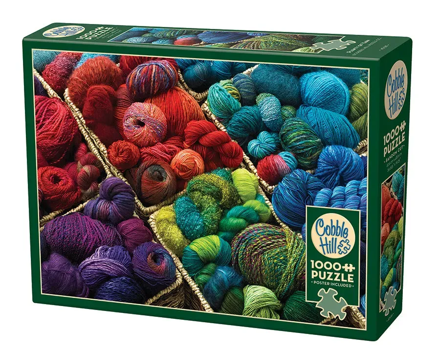 Cobble Hill Plenty of Yarn puzzle 1000 piese ghemuri