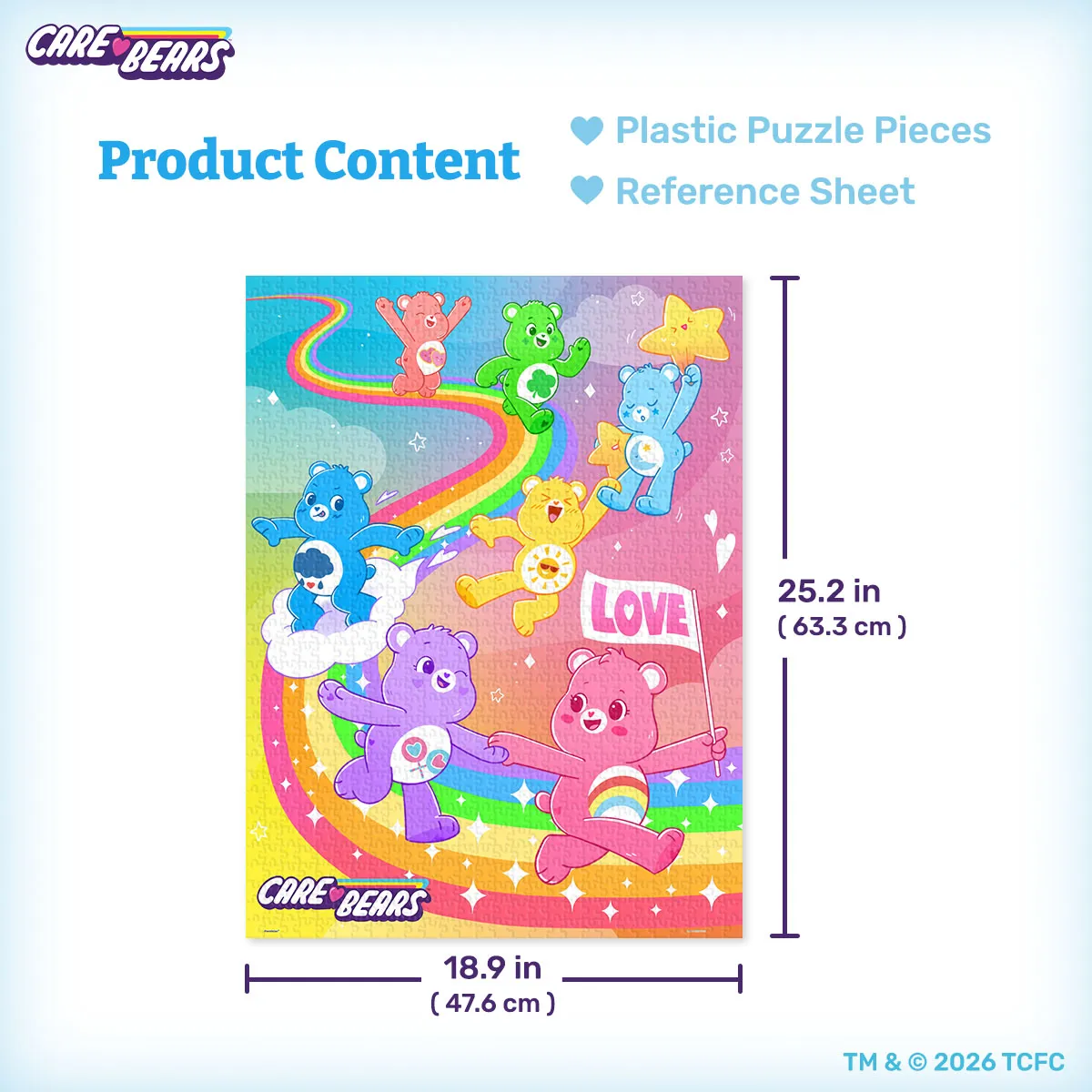 PieceRelax PieceClicks Love Rainbow Road U1155 puzzle 1008p