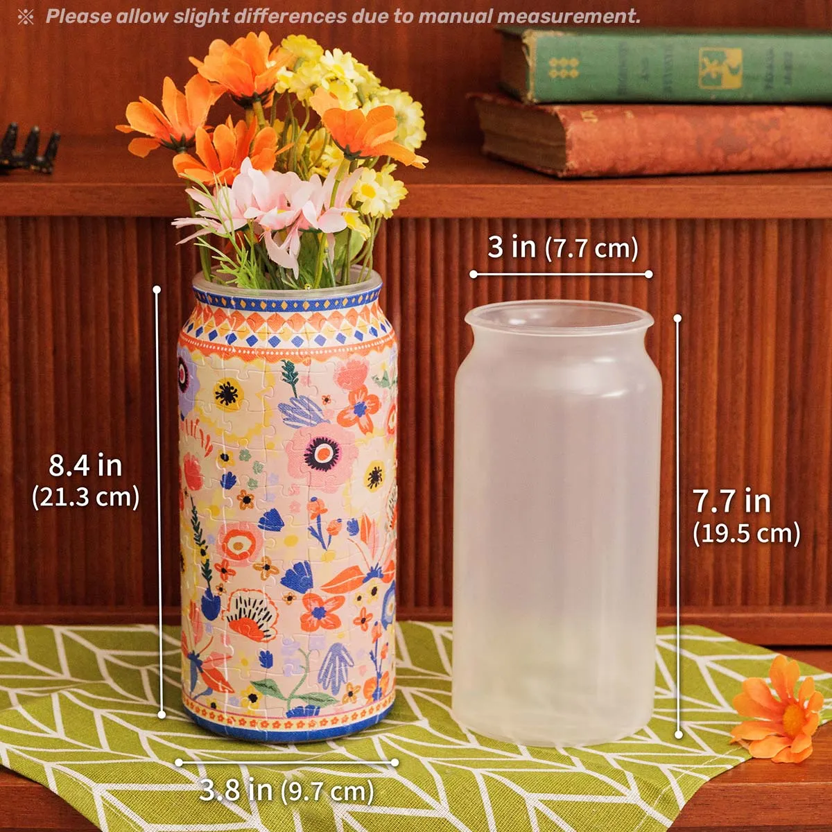 PieceRelax Woven Blooms BV1001 vază puzzle flori