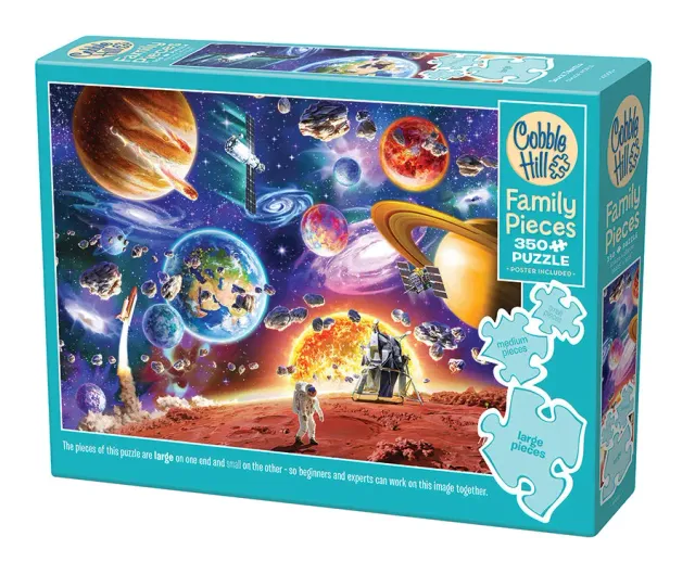 Cobble Hill Family Space Travels puzzle 350 piese spatiu