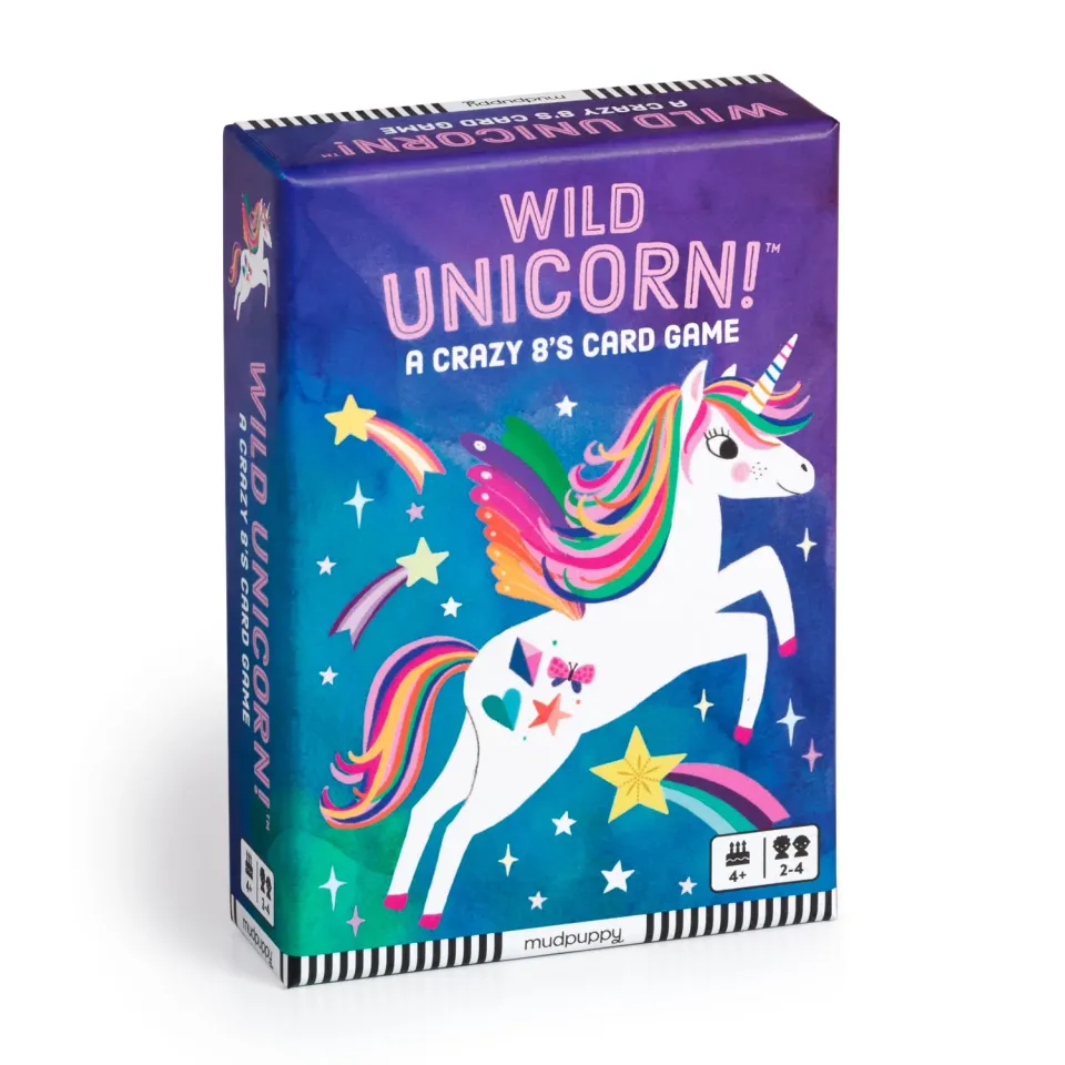 Mudpuppy Wild Unicorn joc cărți 2-4 jucători