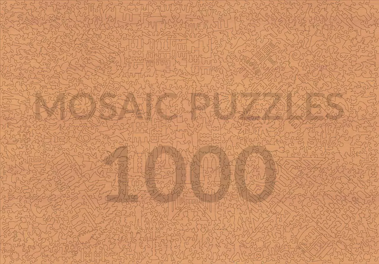 Mosaic Puzzles Landmarks of America puzzle lemn 500 piese obiective
