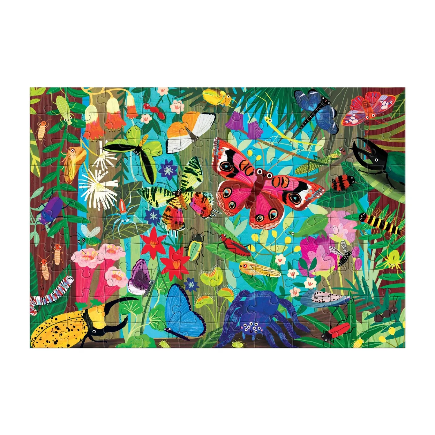 Mudpuppy Bugs & Butterflies puzzle 100 piese 59x41 cm