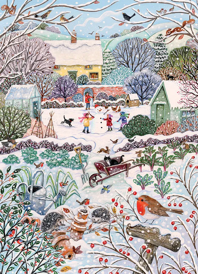 Cobble Hill Winter Holidays puzzle 500 piese iarna