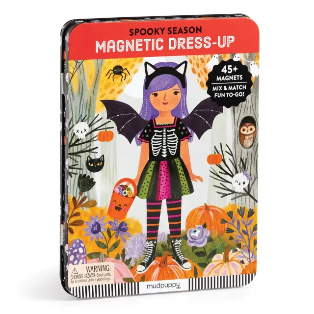 Mudpuppy Spooky Season set magnetic dress-up Halloween