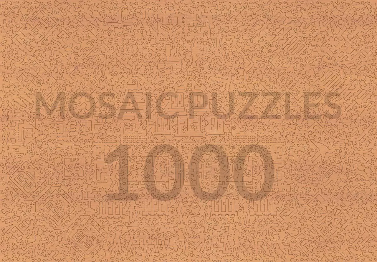 Mosaic Puzzles Haystacks in Brittany Gauguin puzzle lemn 500 piese