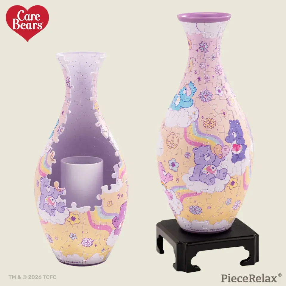 PieceRelax Blooming Love S1047 vaza puzzle Care Bears