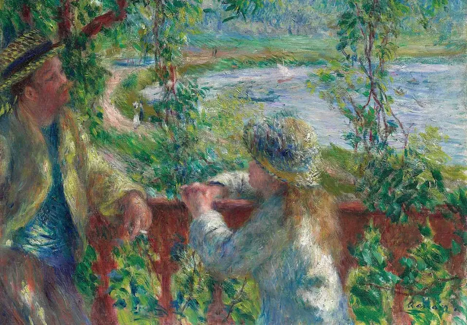 Mosaic Puzzles Near the Lake by Renoir puzzle lemn 1000 piese arta