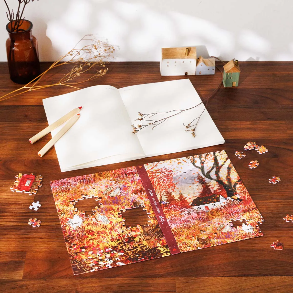 PieceRelax Autumn Letters YA1077 puzzle jurnal toamna